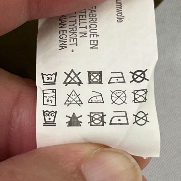 Zara Snap Front Dress Size L Elastic Cinch Waist Army Green SHort Sleeve Collar - Picture 11 of 12